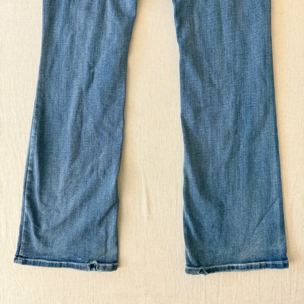 Telepatia Y2K McBling Bootcut Jeans 9/29 Rhinestone Embellished Pockets